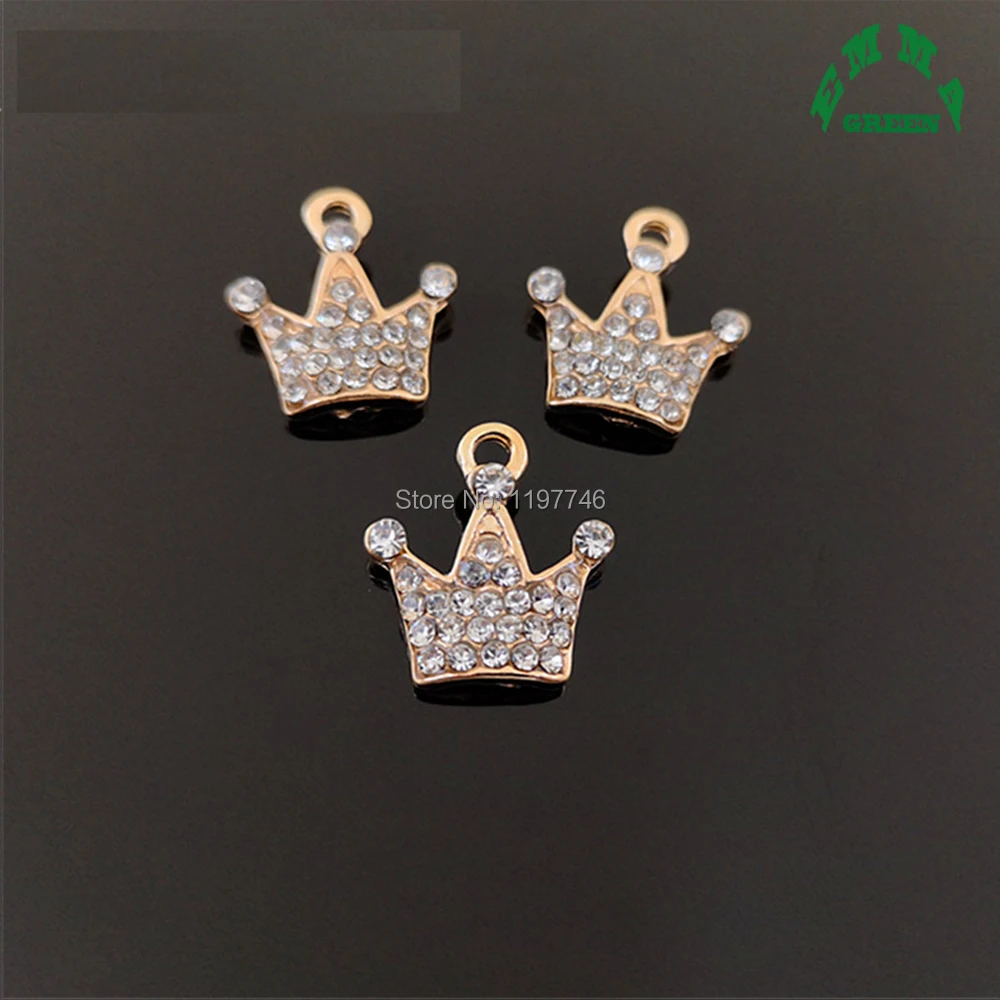 

Tiara Crown Crystal Rhinestone Buttons Cluster Flatback Wedding Metal Embellishment Hair Garment Jewelry Accessories 5pcs