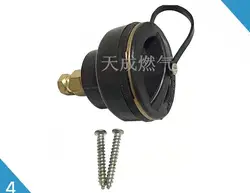 High quality brass LPG filling valve 8mm pressure less than 2.2MPa