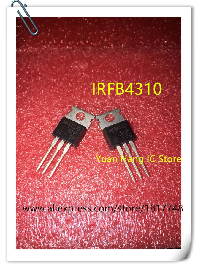 10PCS/LOT IRFB4310PBF IRFB4310 IR 4310 140A 100V TO-220 High power FET N channel power MOS