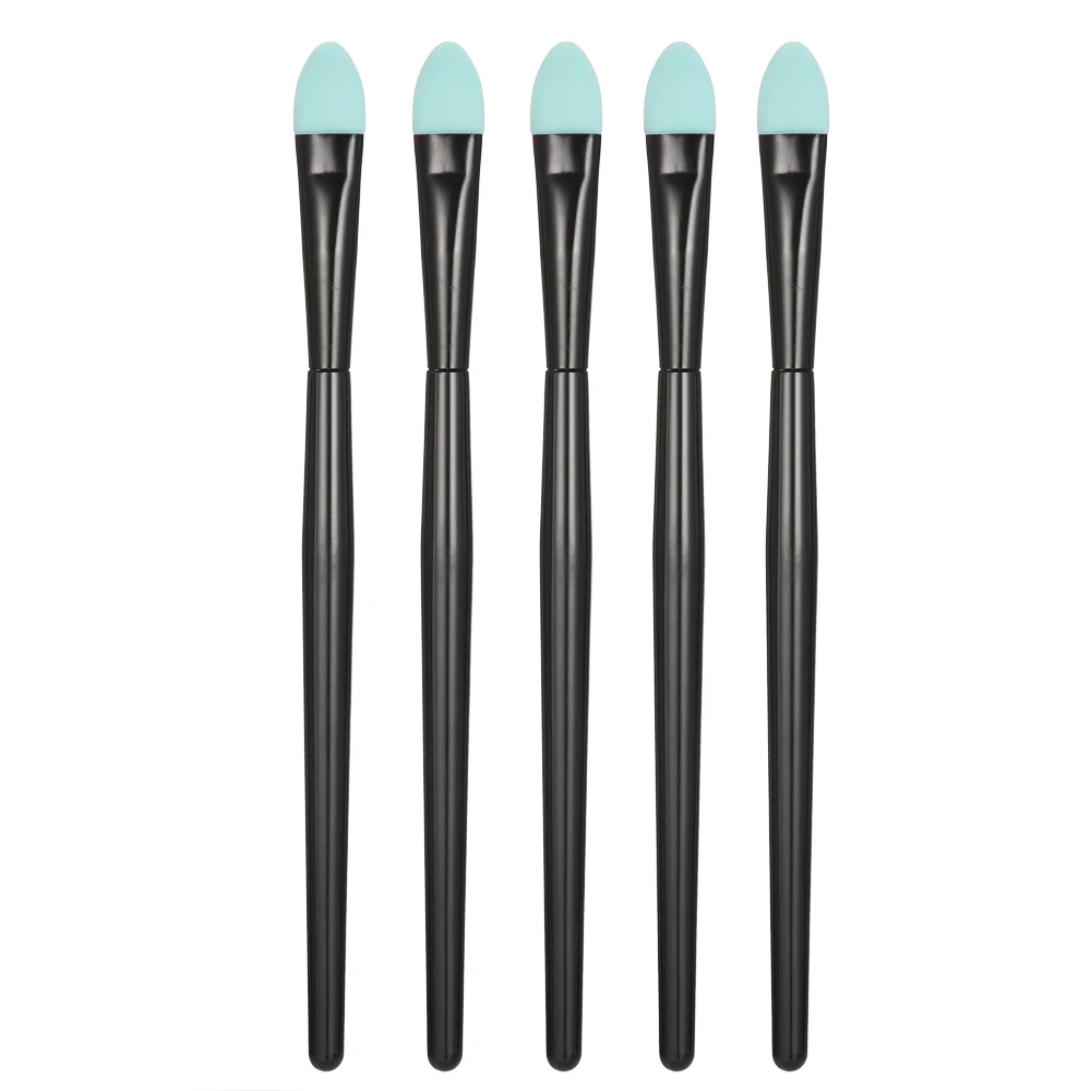 5Pcs Soft Silicone Head Eyeshadow Brush Silicone Head Eyeshadow Set Makeup Brush Pro Eye Shadow Make Up Cosmetic Brush Tools