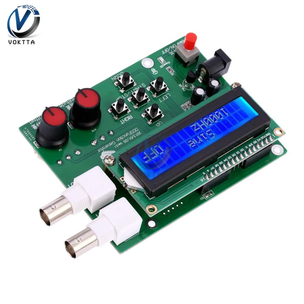 Signal Generator Pulse Frequency DDS Function Signal Generator DIY Kit Module 1Hz-65534Hz Syntezator with LCD Display