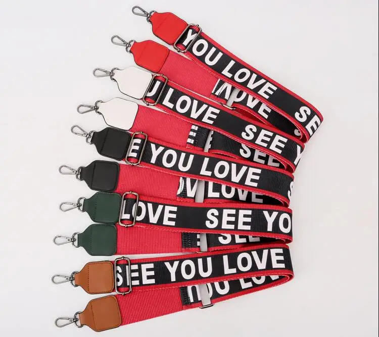 Bag Accessories Women National Adjustable Shoulder Straps Famous Brand Female Guitar Strap Female Strap Bag Straps Gun Buckle