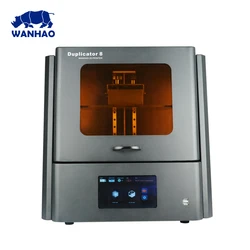 2018 WANHAO D8 big printing size with 8.9 inch 2K LCD 405nm UV lamp DLP 3D printer