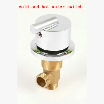 

7 Type shower room mixing valve faucet accessories,Brass bathtub valves water separator/master switch,Cold and hot water switch