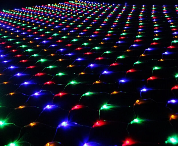 MEMEOKON 8M*10M Large Net Lights 2000 LED Mesh Decorative Fairy Twinkle Christmas Wedding  New Year Party