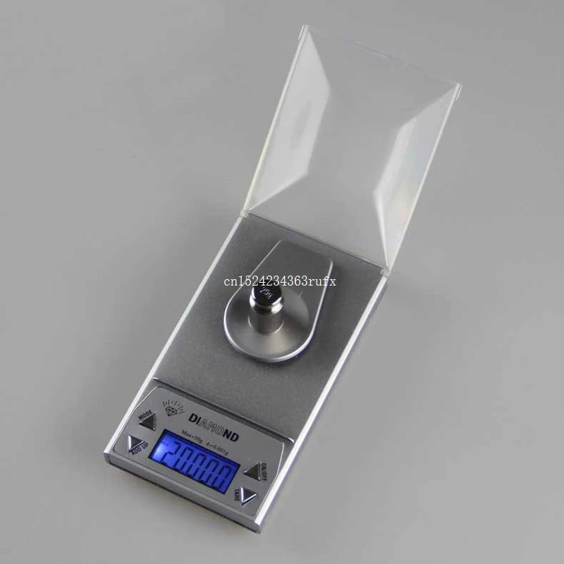 

50pcs 10g/0.001g Jewelry Diamond Weighting Scale High Guality Digital Scales Electronic Pocket Weight Balance Scales