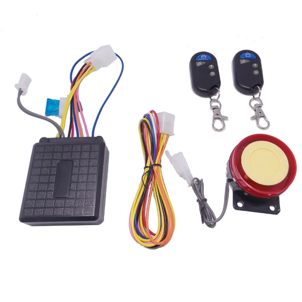 Sistema antirrobo para motocicleta, alarma de seguridad de 12V CC, Motor de Scooter, Control remoto, alarmas de arranque del Motor