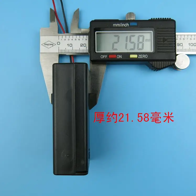 1PCS 9V Battery Case 9V Volt PP3 Battery Holder Box DC Case With Wire Lead ON/OFF Switch Cover