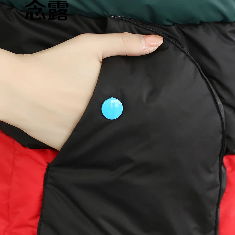 Winter Coat for Women Vests Stand Collar Sleeveless Coat Thicken Warm Hooded  Vest Fashion Rainbow Jacket Lady Cotton Overcoat