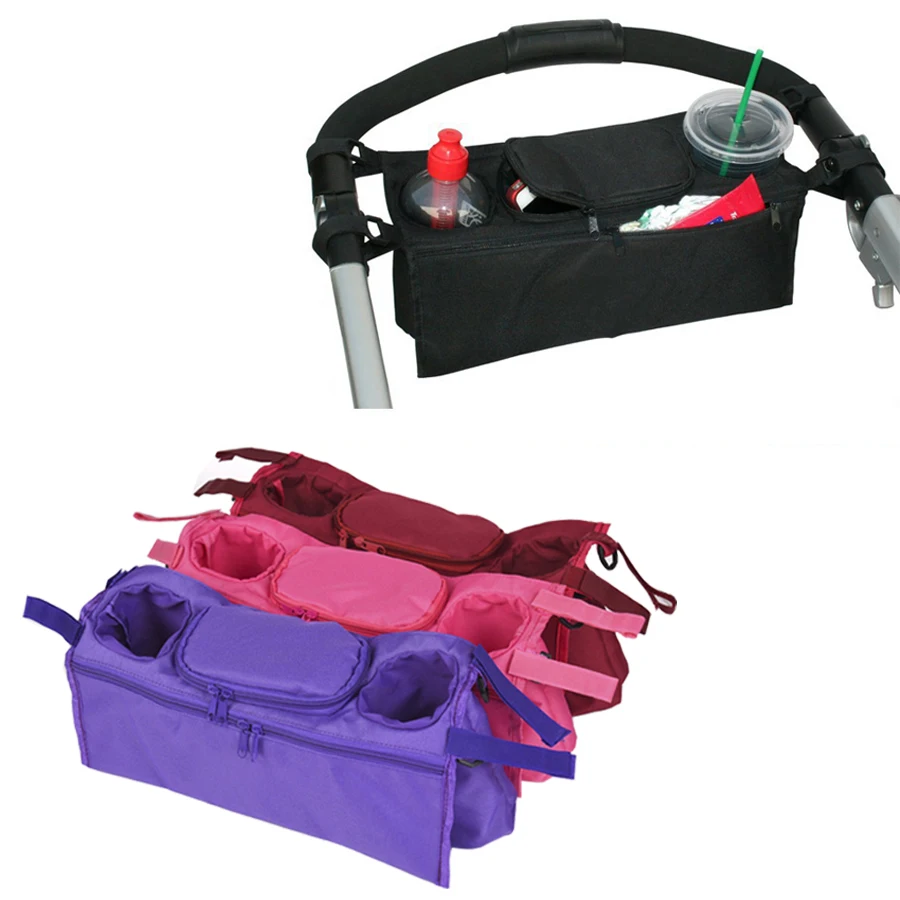 Accessoires universels pour poussette de bébé, sac, sac, tasse, organisateur de poussette, landau, Buggy, sac bouteille, sacs de poussette