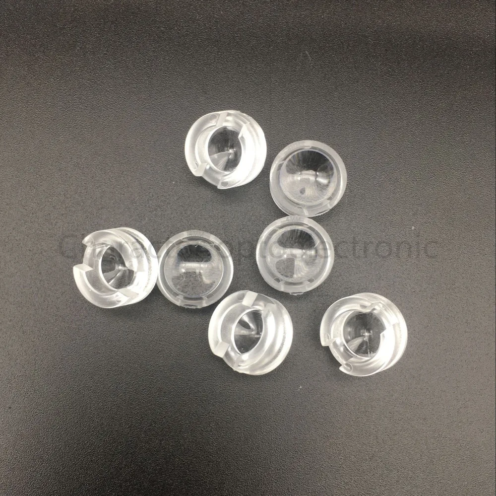 

10/20/50100 pcs/lot 13mm mini Lens 15 30 45 60 90 100 Degree Needn't Holder For 1W 3W 5W High Power LED Diode Convex Reflecto