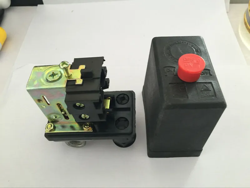 Vertical Type 1 Port Air Compressor Pressure Switch Control Valve AC220-240V