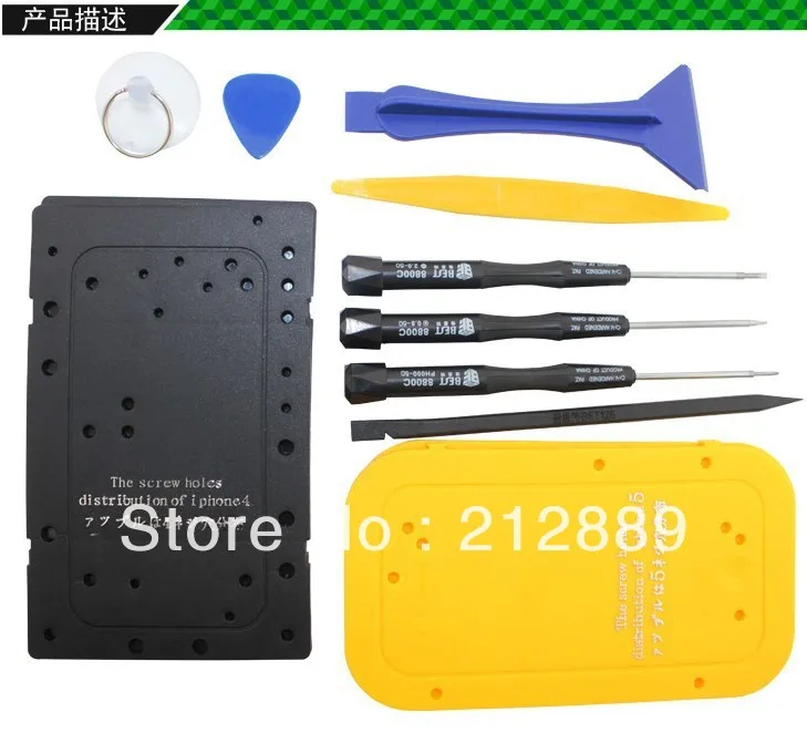 Free shipping  BEST-605 10 in 1 disassemble Precision Repair Opening Tool Kit Set Screwdriver for iPhone