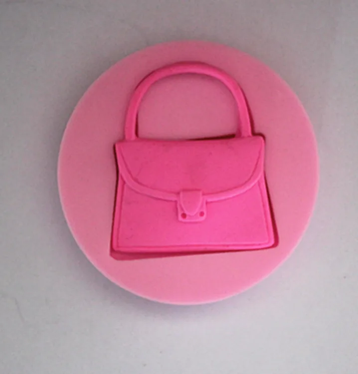 Ladies Handbag Silicone Fondant Silicone Sugar Craft Molds DIY Cake Decorating    FM123