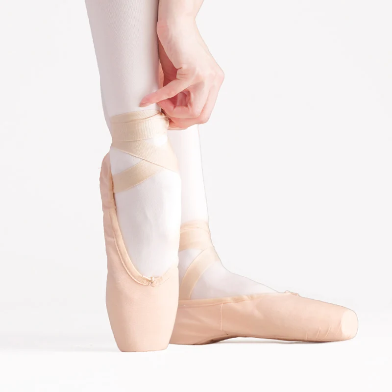 Verkoop Satijn Ballet Pointe Schoenen Professionele Meisjes Dames Ballerina Dans Schoenen Met Linten