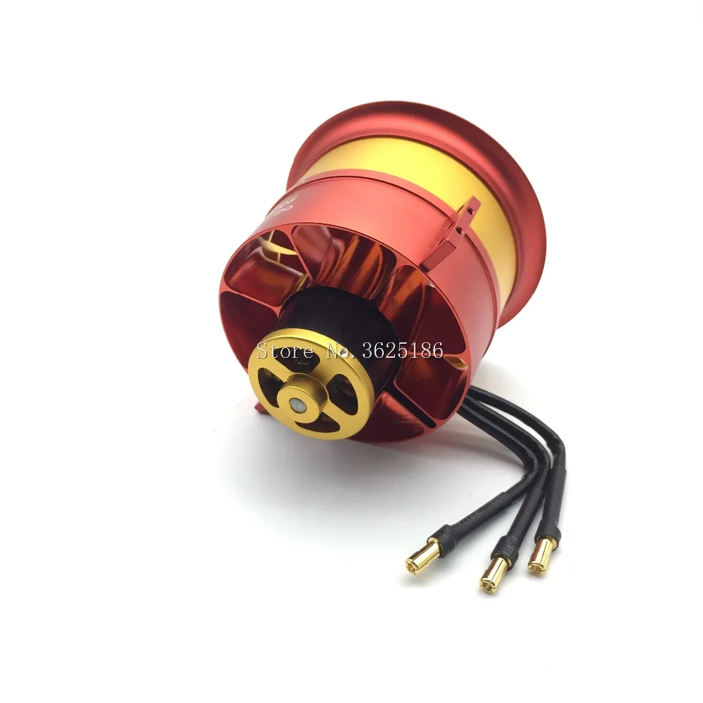 1 set EDF Full Metal Ducted Fan JP 90mm with three Choice Motor 4250  KV1750 6S KV1330 8S 10S KV1050 12S motor for jet RC