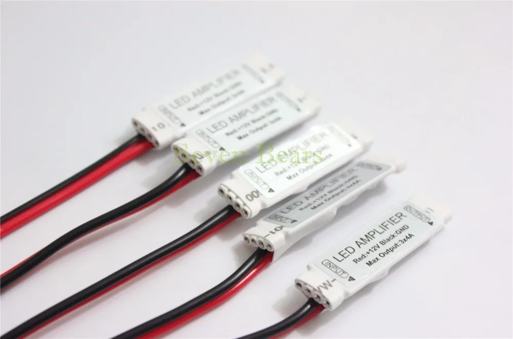 Imagem -03 - Mini Rgb Levou Amplificador 12v 144w 12a para Rgb Cor 5050 3528