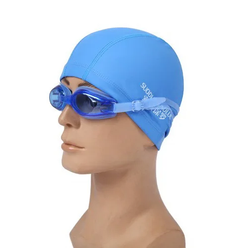 Swimming Accessories Adults Men/Women High Elastic Waterproof PU Fabric Protect Ears Long Hair Sports Swim Pool Hat Swimming Cap