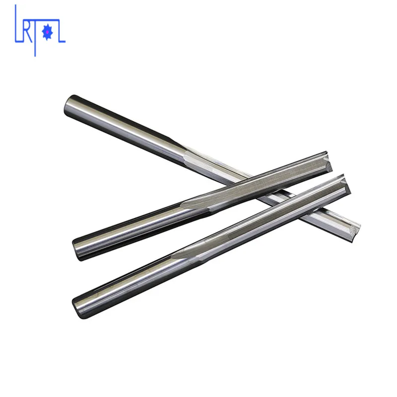 

3.175mm 2-Flute Straight Grooving CNC Milling Bit Precision Ground Straight Bits Cutting Joinery Grooves Rabbets