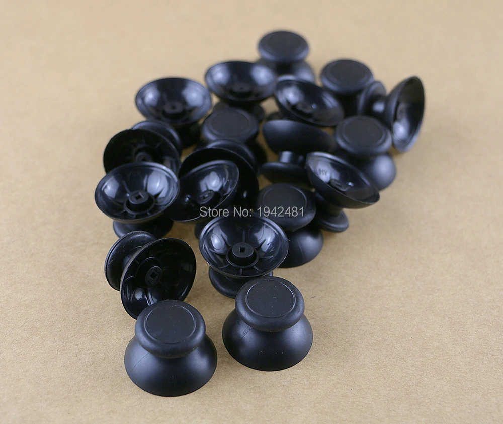 20PCS Small Hole Black 3D Analog Plastic Thumbstick Rocker Joystick Grip Cap Shell Caps For Wii U WiiU Pro Controller view 5