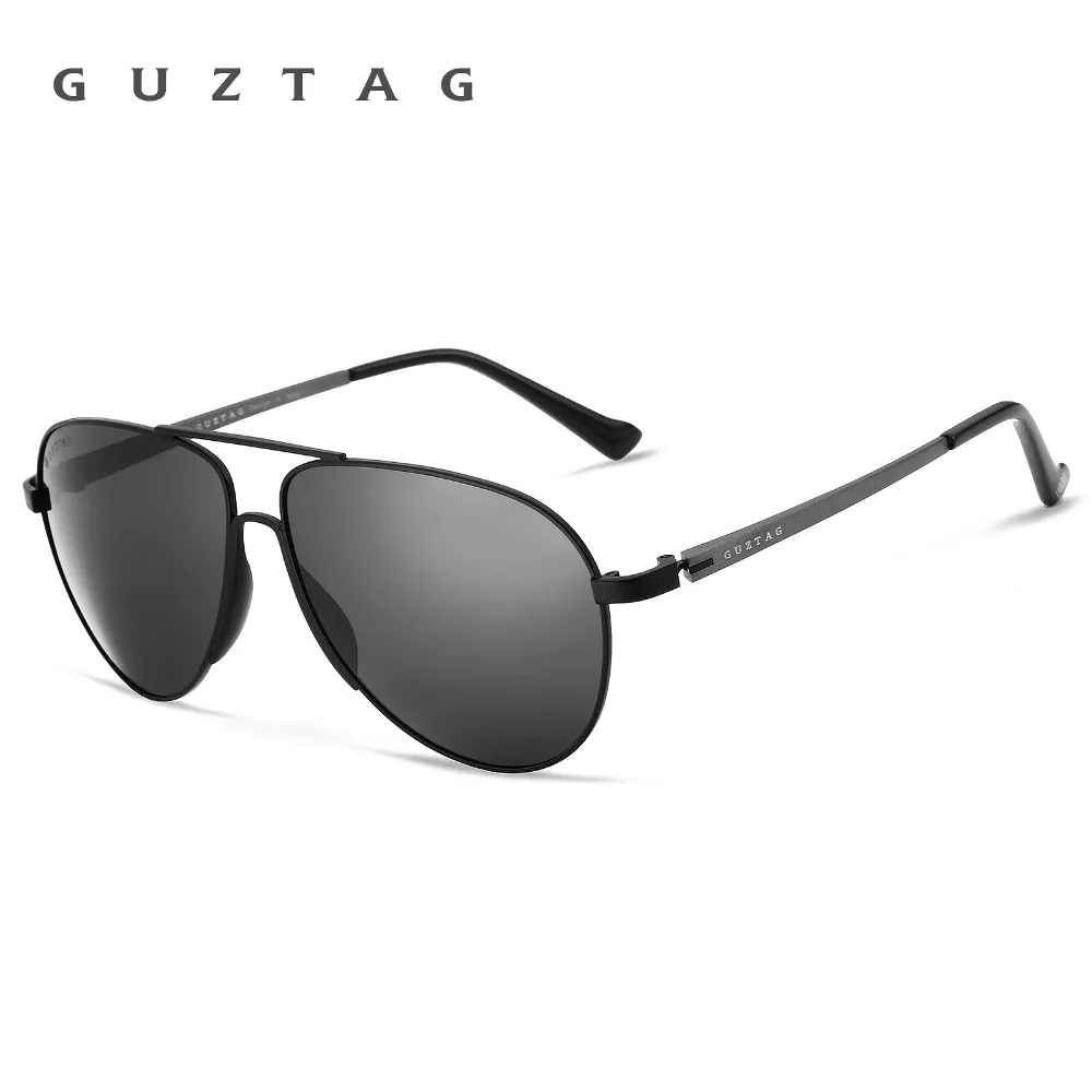 GUZTAG Brand Classic Eyewear Fashion Design Men's Aluminum Sunglasses Polarized UV400 Mirror For Male Sun Glasses Shade G8005