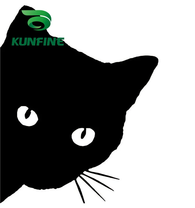 KUNFINE Car Styling Cat Head Car Sticker Vinyl Decal Decoration Film Car Diy Sticker Tuning Parts