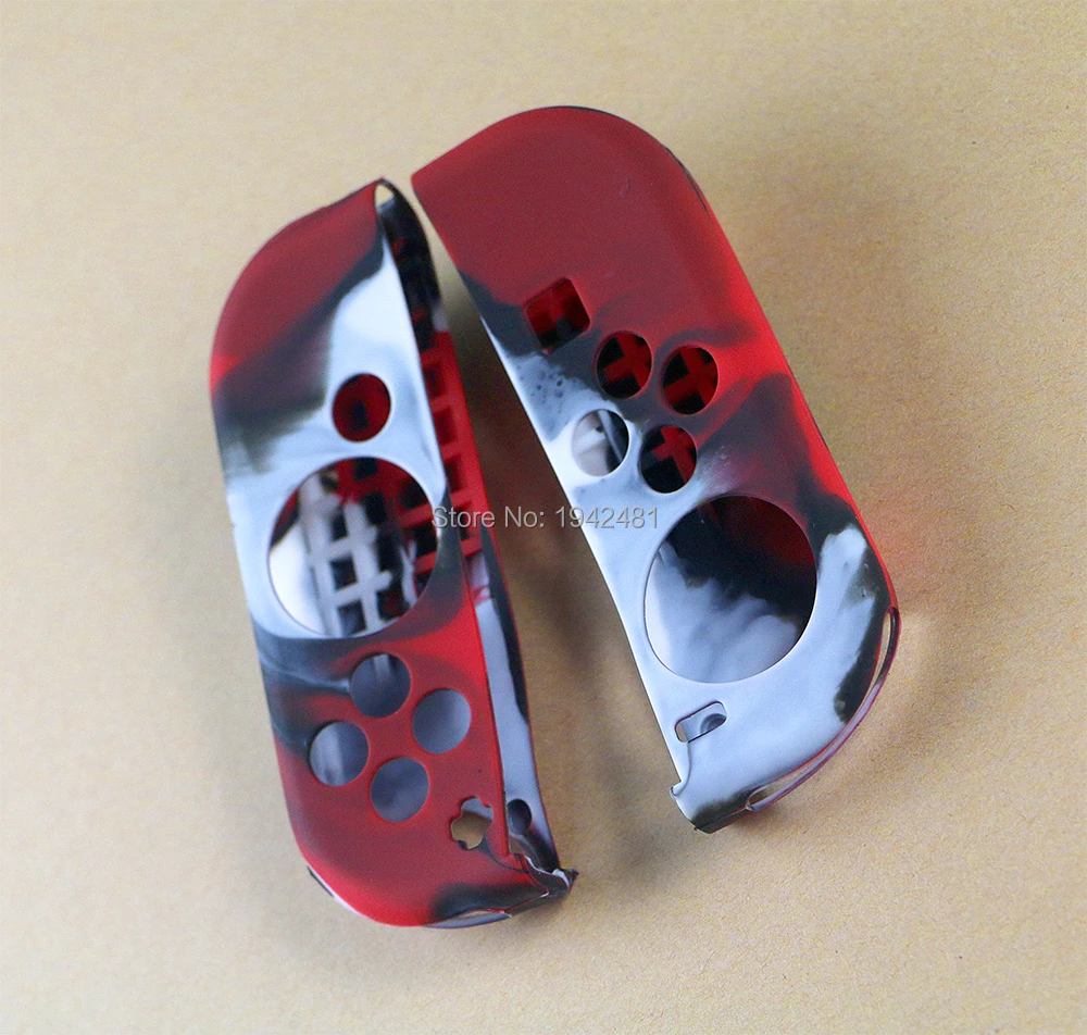 1set Camouflage Silicone Right Left controller Case Skin Cover Protector Replacement For Switch Joy Con