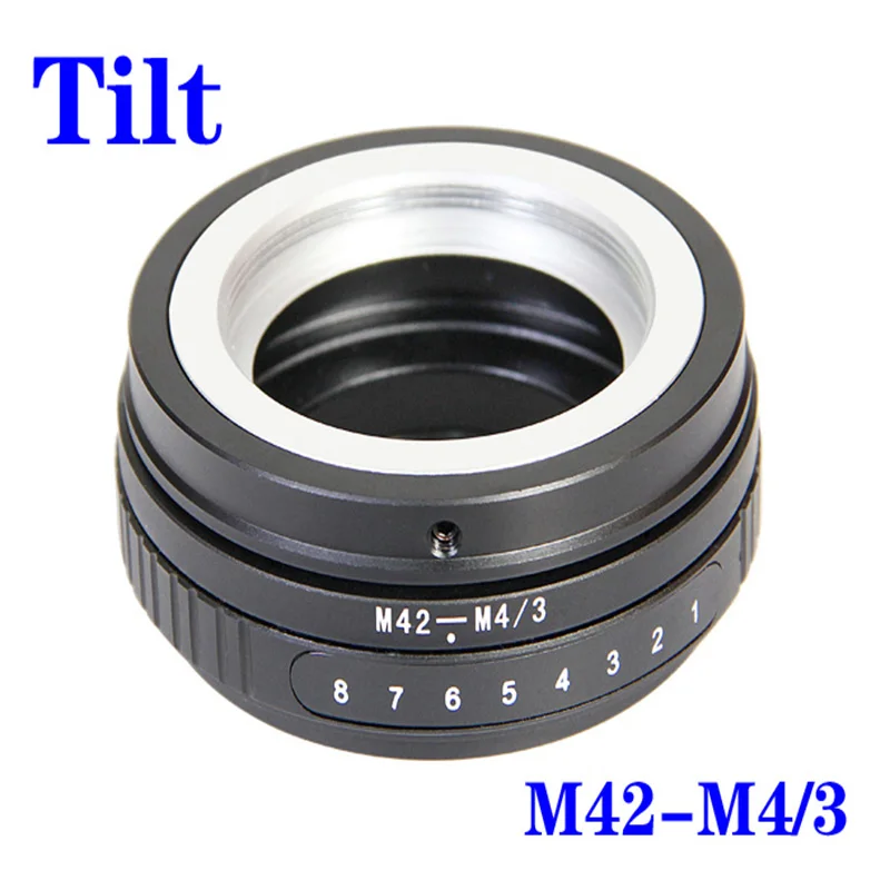 Переходное кольцо для объектива M42-M4/3 Tilt M42/Micro четыре трети m4/3 для Olympus Panasonic g10 gf5 gh3 g1 g2 ep-1 epl-2 E-M5