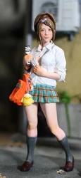 New Unassembled  1/20 School Girl summer standing pretty not have base   Resin Kit DIY figure Unpainted resin model