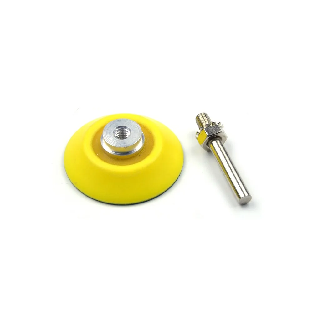 2 zoll (50mm) 6mm Schaft PSA Vinyl Back-up Schleifen Pad für Selbst-adhesive Schleif Schleifpapier Power Polieren Werkzeug Zubehör