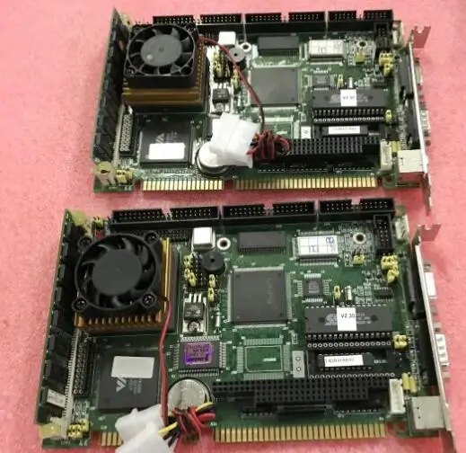 

PCA-6145R REV:C1 ISA 100% OK Original IPC Board Slot Industrial motherboard Half-Size CPU Card PICMG1.0 With CPU RAM No-FAN