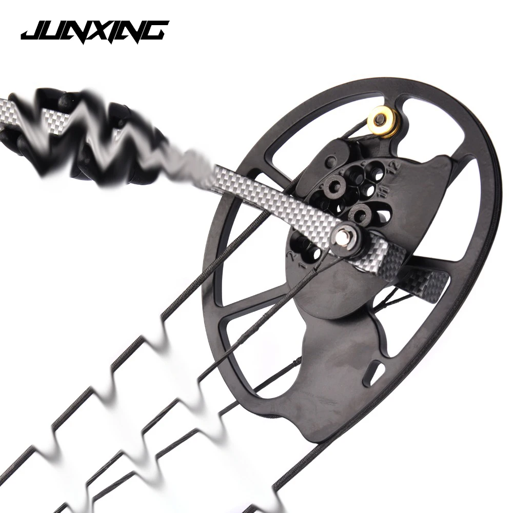 

1 Pair Compound Bow Pulley Aluminum Alloy Suit 20-70 LBS Compound Bow DIY for Outdoor Hunting Shooting Fishing