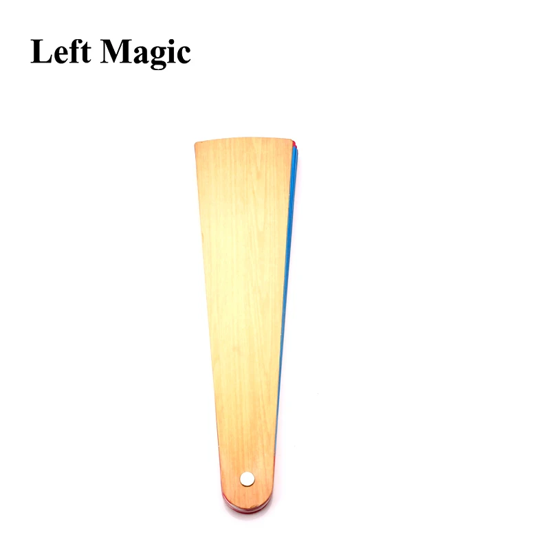 Four Color Magic Fan Color Changing Fan Magic Tricks Magician Stage Gimmick Props Comedy Close Up Illusion