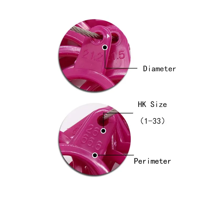 Superior Plastic Ring Size Gauges Set Measuring Ring with Rings Mandrel Sizer Finger Sizing Measuring Stick Ring Jewelry Tools