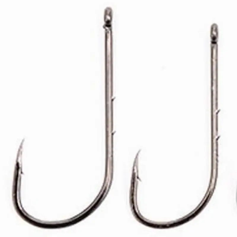 100CC High Carbon Steel Barbed Fish Hooks Bait Holders Head with Circle Large Size 5/0 4/0 3/0 2/0 1/0 1 2 to Small 3 4 5 ... 14