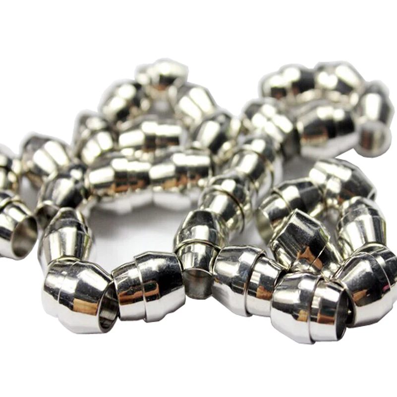 AaaZee 5 Sets 6mm Diameter Magnetic Clasp, 11mm High