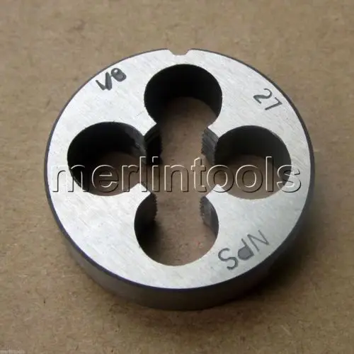 1/8 " - 27 NPS 오른손 파이프 다이