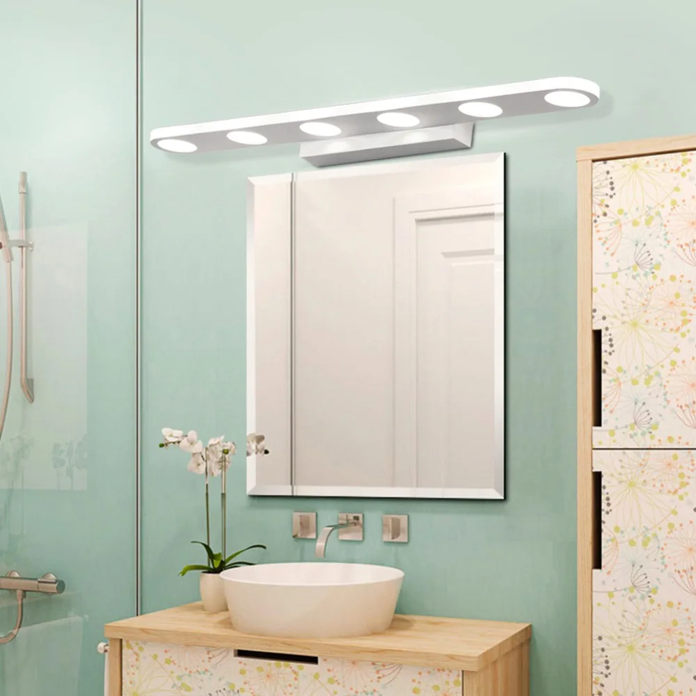 Modern LED Mirror front lamp 12W 18W 38CM 58CM Decor Lighting waterproof Bathroom Lamp Bedroom Foyer Study  wall lamp