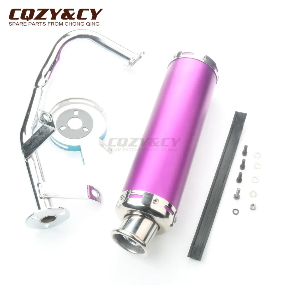 Scooter high performance exhaust pipe for Massimo SL50QT 50 China GY6 139QMA 139QMB 50cc 4 strokes