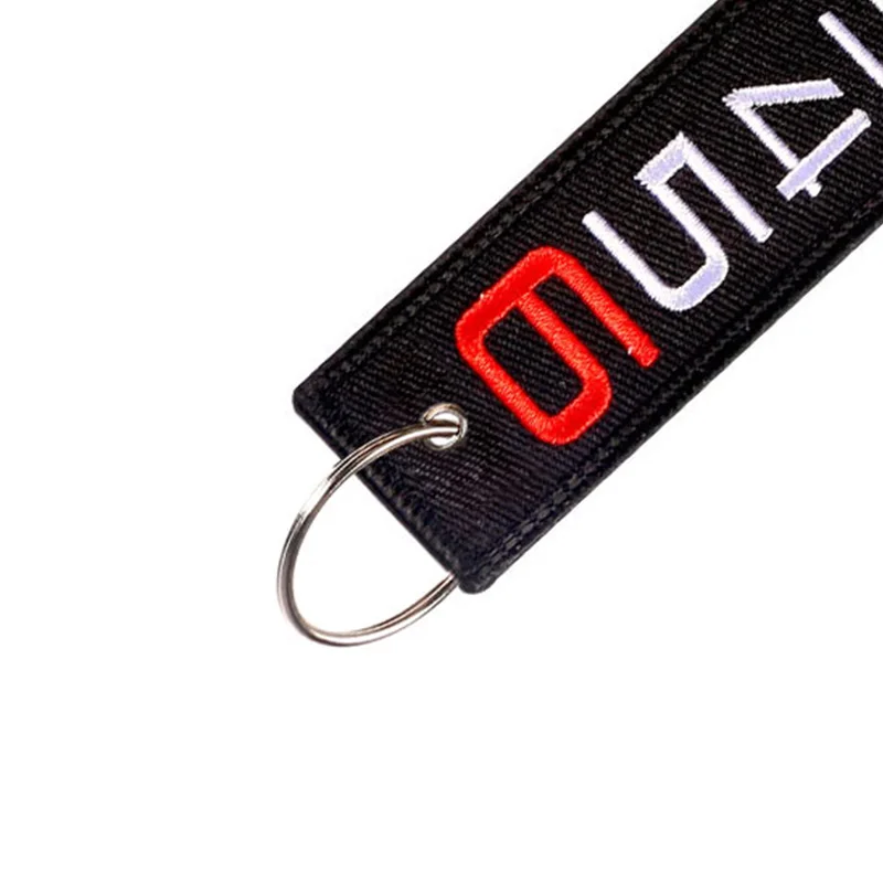 20 PCS/LOT Fashion Launch Key Chain Stalls Tag Embroidery Keychain Motorcycles Keychains 6 5 4 3 2 N 1 Key Tag Bijoux Key Holder