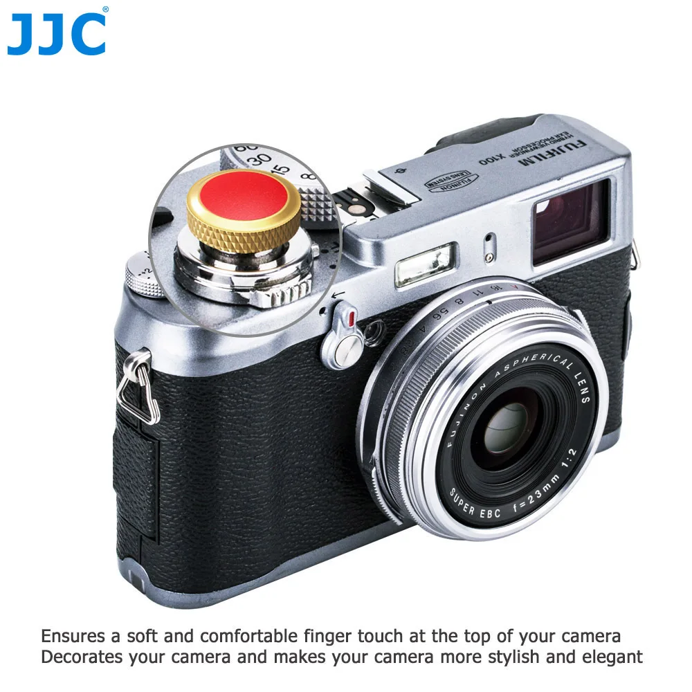 JJC Shutter Release Button Soft Botton for Fuji X100VI X100 X100V X100S X100T X100F XT4 XT3 XT2 XE4 XE3 XT30 XT20 Leica Q3 43