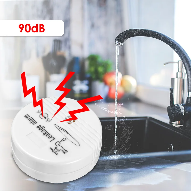 KERUI 90db Leakage Alarm Detector Water Leakage Sensor Wireless Water Leak Detector House Safety Home Security Alarm System