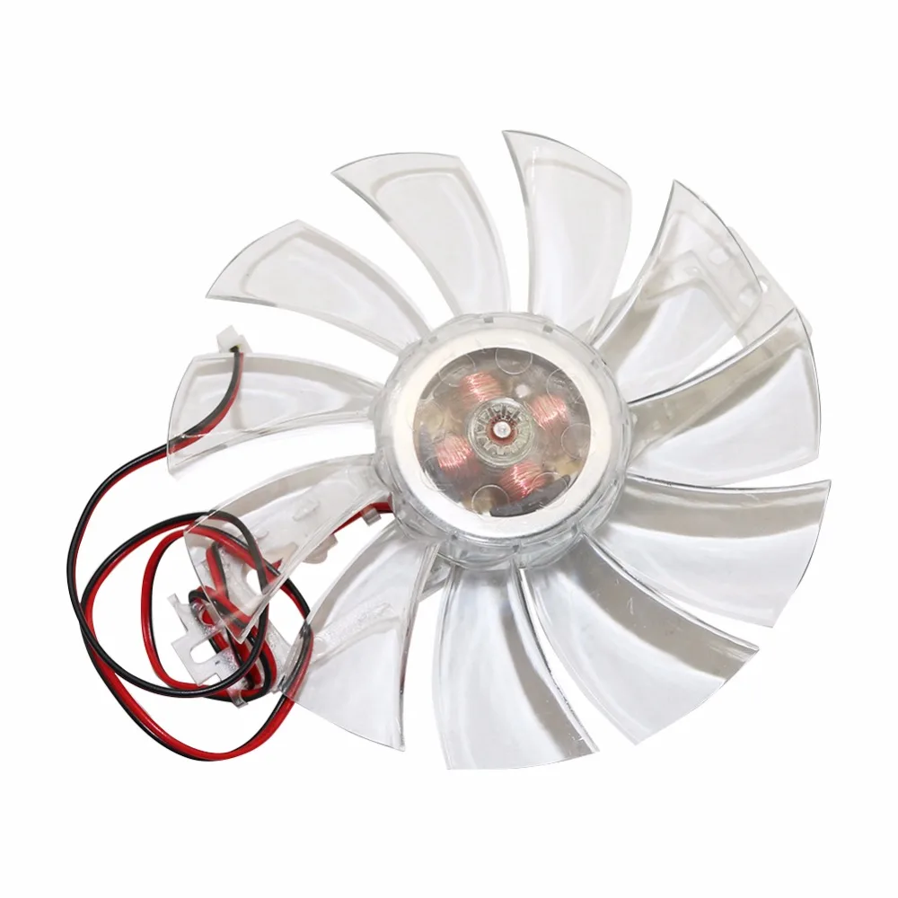 DC 12V 0.35A/0.32A Brushless Fan 11 Leaves Plastic Transparent Color Chicken Incubator Accessories Cooling Fan Plastic 1 Pc
