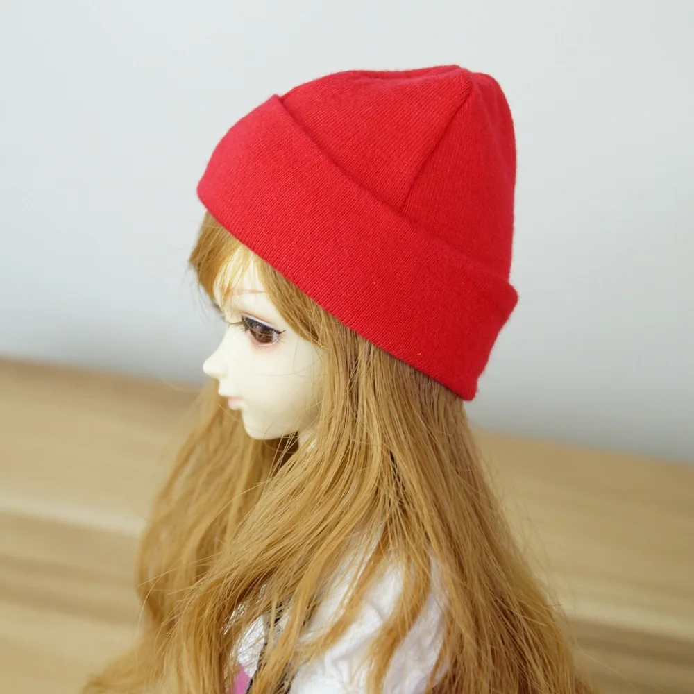 BJD Red Cap Hat Beanie For 1/6 11