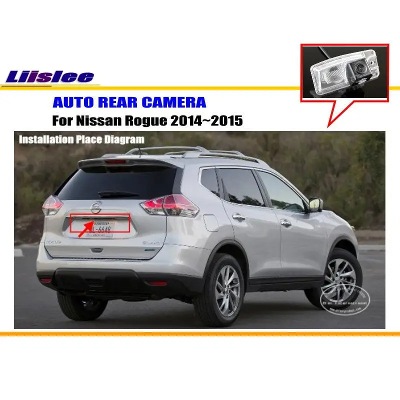 For Nissan Rogue 2014-2015 Car Rearview Rear View Camera Parking Backup AUTO HD CCD CAM Accessories Kit