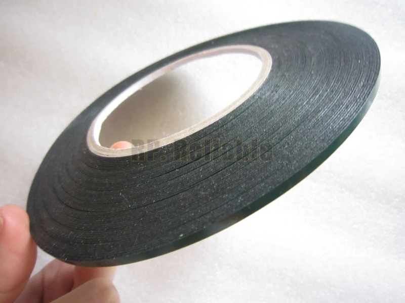 0.5mm Thick, 20 Meters/roll, 5mm Wide, Black Two Sides Sticky  Sponge Foam Tape for Cellphone Auto Tablet PCB Sealing dust proof