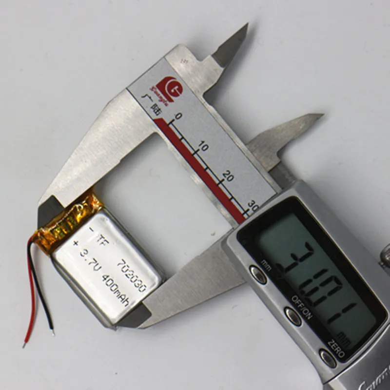 Подлинный литий-полимерный аккумулятор 3,7 В, 400 мА · ч, 702030 подходит для bluetooth-динамика, MP3, ручка для чтения.