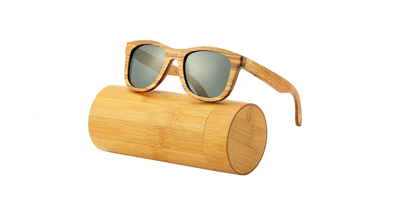 Een Swallow Retro Gepolariseerde Zebra Hout Zonnebril UV400 Luxe Brand Design Zonnebril Mannen Handgemaakte Houten Zonnebril Vrouwen