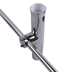 Marine Boat Fishing Rod Holder Stainless Steel Clamp-on 7/8