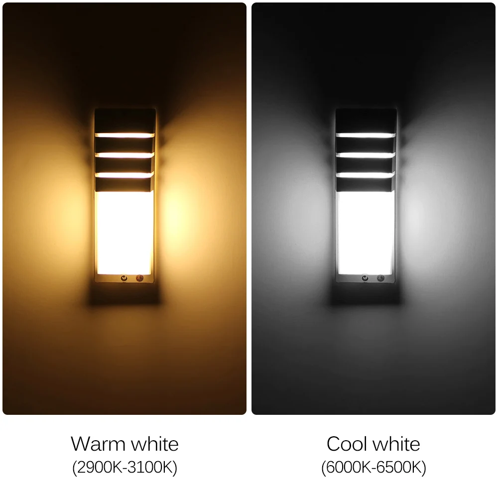 LED Wall Light - 8W LED COB Modern Easy mounting on The Wall Waterproof Night Light for The Balcony in The Hallway of The House